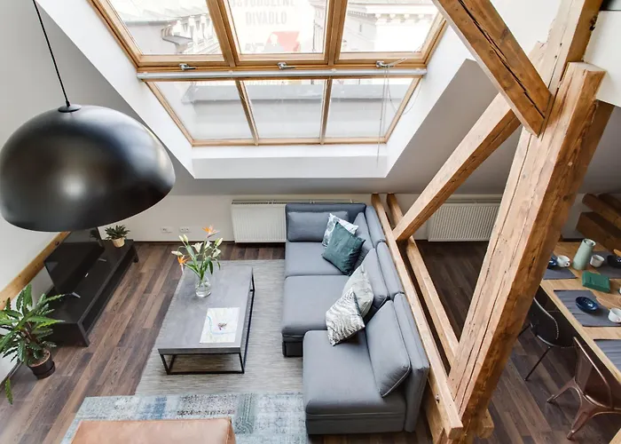 Ultimate Prague 1 Experience - Duplex, Roof Top Terrace, Prague Castle View, Free Parking Over Weekends