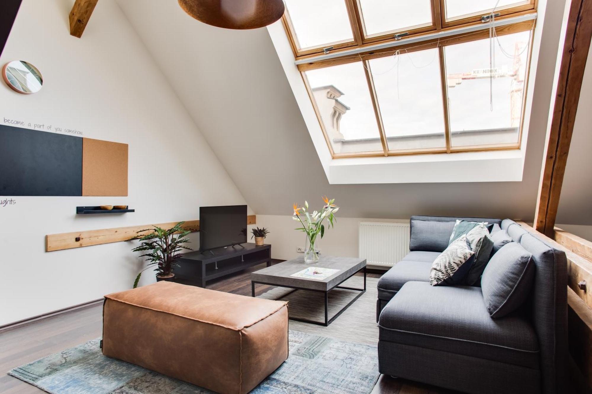 Ultimate 1 Experience - Duplex, Roof Terrace, Castle View, Free Parking Over Weekends Praga